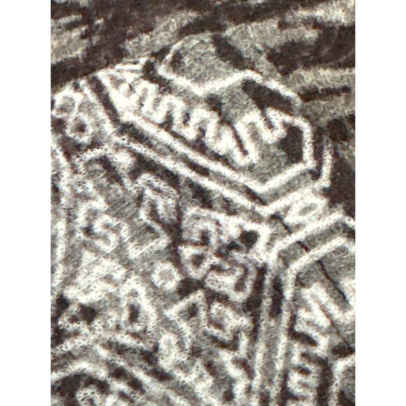 CCC Long Sleeve Embellished Top Rhinestones Abstract Aztec Eagle Feathers Medium - Picture 7 of 8